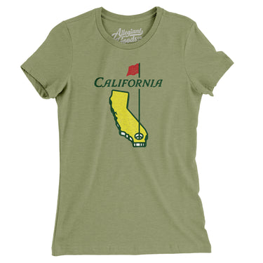 California Golf Women's T-Shirt-Allegiant Goods Co. Vintage Sports Apparel