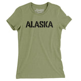 Alaska Military Stencil Women's T-Shirt-Allegiant Goods Co. Vintage Sports Apparel