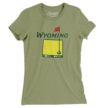 Wyoming Golf Women's T-Shirt-Allegiant Goods Co. Vintage Sports Apparel
