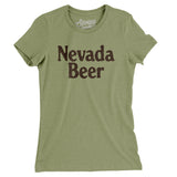 Nevada Beer Women's T-Shirt-Light Olive-Allegiant Goods Co. Vintage Sports Apparel