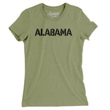 Alabama Military Stencil Women's T-Shirt-Allegiant Goods Co. Vintage Sports Apparel