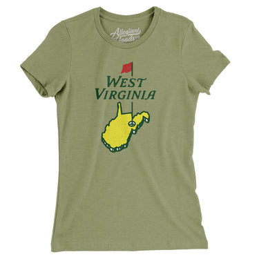 West Virginia Golf Women's T-Shirt-Allegiant Goods Co. Vintage Sports Apparel