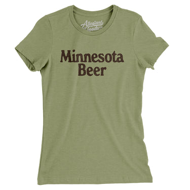 Minnesota Beer Women's T-Shirt-Allegiant Goods Co. Vintage Sports Apparel