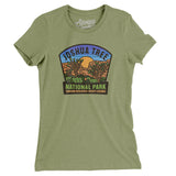 Joshua Tree National Park Badge Women's T-Shirt-Light Olive-Allegiant Goods Co. Vintage Sports Apparel