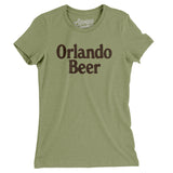 Orlando Beer Women's T-Shirt-Light Olive-Allegiant Goods Co. Vintage Sports Apparel