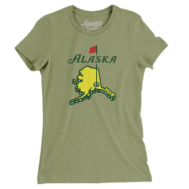 Alaska Golf Women's T-Shirt-Allegiant Goods Co. Vintage Sports Apparel