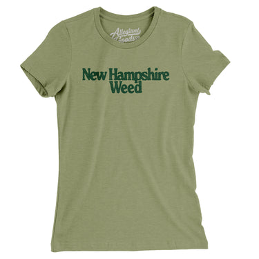 New Hampshire Weed Women's T-Shirt-Allegiant Goods Co. Vintage Sports Apparel
