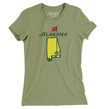 Alabama Golf Women's T-Shirt-Allegiant Goods Co. Vintage Sports Apparel