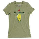 Illinois Golf Women's T-Shirt-Allegiant Goods Co. Vintage Sports Apparel
