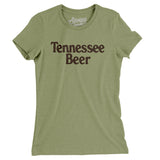 Tennessee Beer Women's T-Shirt-Light Olive-Allegiant Goods Co. Vintage Sports Apparel