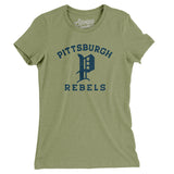 Pittsburgh Rebels Women's T-Shirt-Allegiant Goods Co. Vintage Sports Apparel