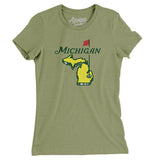 Michigan Golf Women's T-Shirt-Allegiant Goods Co. Vintage Sports Apparel