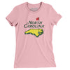 North Carolina Golf Women's T-Shirt-Light Pink-Allegiant Goods Co. Vintage Sports Apparel