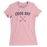 Coos Bay Golf Women's T-Shirt-Light Pink-Allegiant Goods Co. Vintage Sports Apparel