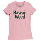 Hawaii Weed Women's T-Shirt-Light Pink-Allegiant Goods Co. Vintage Sports Apparel