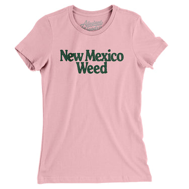 New Mexico Weed Women's T-Shirt-Light Pink-Allegiant Goods Co. Vintage Sports Apparel