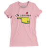 Oklahoma Golf Women's T-Shirt-Light Pink-Allegiant Goods Co. Vintage Sports Apparel