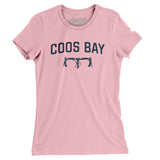Coos Bay Cycling Women's T-Shirt-Light Pink-Allegiant Goods Co. Vintage Sports Apparel