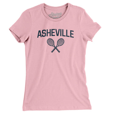 Asheville Tennis Women's T-Shirt-Light Pink-Allegiant Goods Co. Vintage Sports Apparel