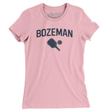 Bozeman Pickleball Women's T-Shirt-Light Pink-Allegiant Goods Co. Vintage Sports Apparel