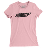 Tennessee State Shape Text Women's T-Shirt-Allegiant Goods Co. Vintage Sports Apparel