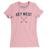 Key West Golf Women's T-Shirt-Light Pink-Allegiant Goods Co. Vintage Sports Apparel