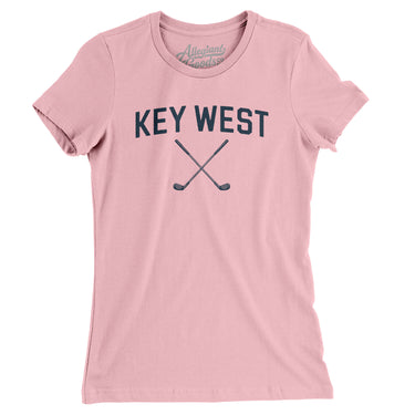 Key West Golf Women's T-Shirt-Light Pink-Allegiant Goods Co. Vintage Sports Apparel
