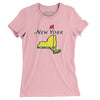 New York Golf Women's T-Shirt-Light Pink-Allegiant Goods Co. Vintage Sports Apparel