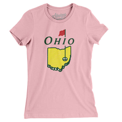 Ohio Golf Women's T-Shirt-Light Pink-Allegiant Goods Co. Vintage Sports Apparel