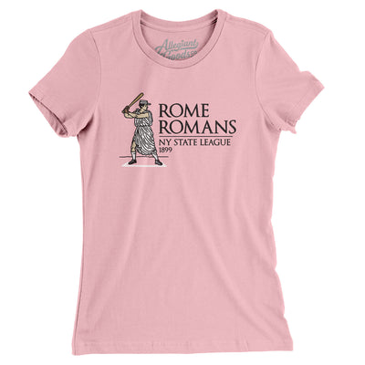 Rome Romans Women's T-Shirt-Light Pink-Allegiant Goods Co. Vintage Sports Apparel