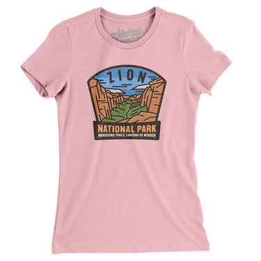 Zion National Park Badge Women's T-Shirt-Allegiant Goods Co. Vintage Sports Apparel
