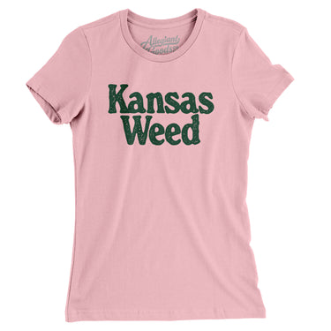 Kansas Weed Women's T-Shirt-Allegiant Goods Co. Vintage Sports Apparel