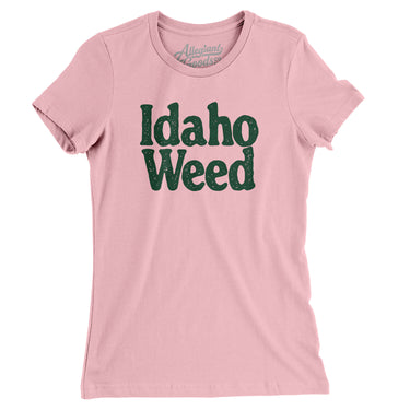 Idaho Weed Women's T-Shirt-Light Pink-Allegiant Goods Co. Vintage Sports Apparel