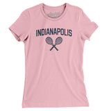 Indianapolis Tennis Women's T-Shirt-Light Pink-Allegiant Goods Co. Vintage Sports Apparel