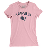 Nashville Pickleball Women's T-Shirt-Light Pink-Allegiant Goods Co. Vintage Sports Apparel