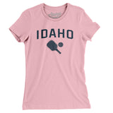 Idaho Pickleball Women's T-Shirt-Light Pink-Allegiant Goods Co. Vintage Sports Apparel
