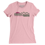 Borrego Springs Mountain Sunset Women's T-Shirt-Light Pink-Allegiant Goods Co. Vintage Sports Apparel