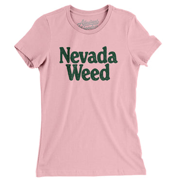 Nevada Weed Women's T-Shirt-Light Pink-Allegiant Goods Co. Vintage Sports Apparel