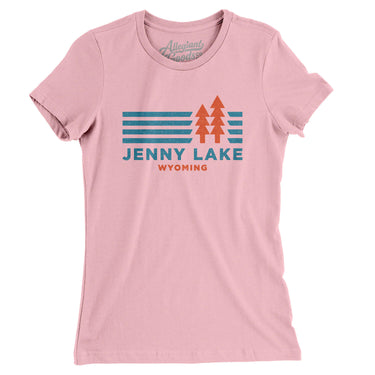 Jenny Lake Wyoming in Light Pink Color