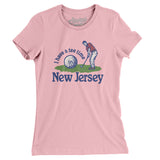 I Have A Tee Time In New Jersey Women's T-Shirt-Light Pink-Allegiant Goods Co. Vintage Sports Apparel