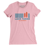 Lake Tahoe California in Light Pink Color