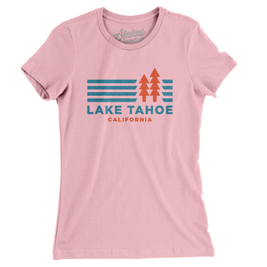 Lake Tahoe California in Light Pink Color