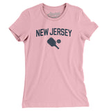 New Jersey Pickleball Women's T-Shirt-Light Pink-Allegiant Goods Co. Vintage Sports Apparel