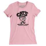 Cat's Records and Tapes in Light Pink Color