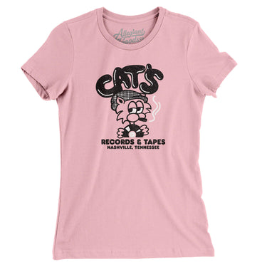 Cat's Records and Tapes in Light Pink Color