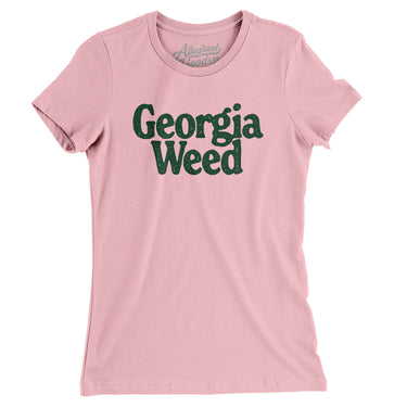 Georgia Weed Women's T-Shirt-Light Pink-Allegiant Goods Co. Vintage Sports Apparel