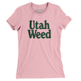Utah Weed Women's T-Shirt-Light Pink-Allegiant Goods Co. Vintage Sports Apparel
