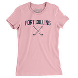 Fort Collins Golf Women's T-Shirt-Light Pink-Allegiant Goods Co. Vintage Sports Apparel