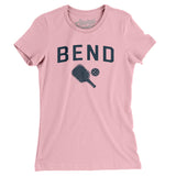 Bend Pickleball Women's T-Shirt-Light Pink-Allegiant Goods Co. Vintage Sports Apparel
