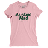 Maryland Weed Women's T-Shirt-Allegiant Goods Co. Vintage Sports Apparel